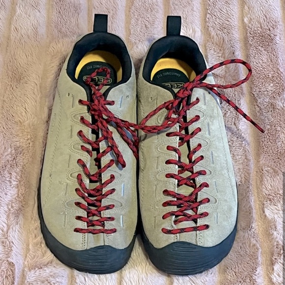 Keen Jasper Sneaker in Light Tan Suede Rock Climbing Style Size 44.5 Worn Once - Picture 6 of 9